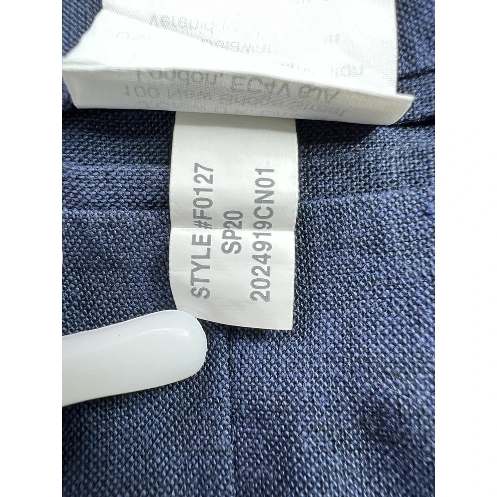 J.Crew Ludlow Blazer Mens 40R Blue Cotton Linen Slim Unstructured Somelos Coat